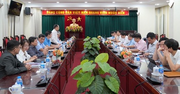 Lãnh đạo Ban Cơ yếu Chính phủ làm việc với Hiệp hội Blockchain Việt Nam