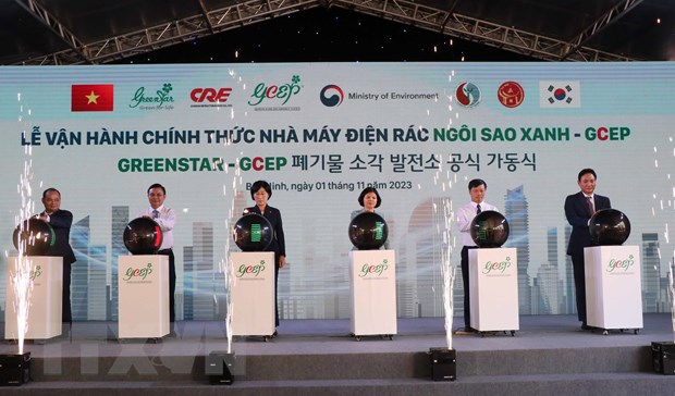 Chính thức vận hành Nhà máy điện rác đầu tiên tại Bắc Ninh