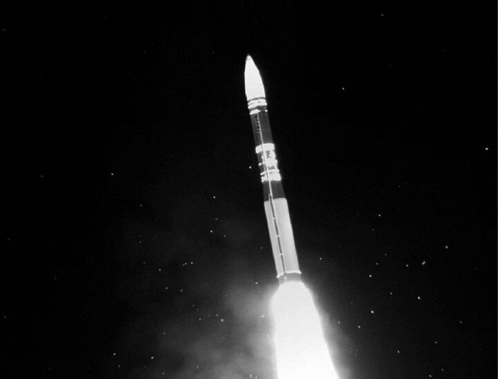 Tên lửa Minuteman III trong một thử nghiệm của không quân Mỹ. (Ảnh: AFGSC)