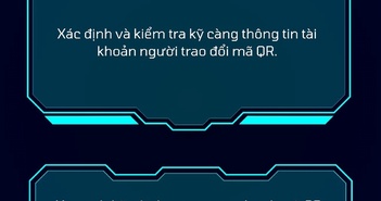 INFOGRAPHIC: Các biện pháp ngăn chặn nguy cơ lừa đảo qua mã QR INFOGRAPHIC: Các biện pháp ngăn chặn nguy cơ lừa đảo qua mã QR