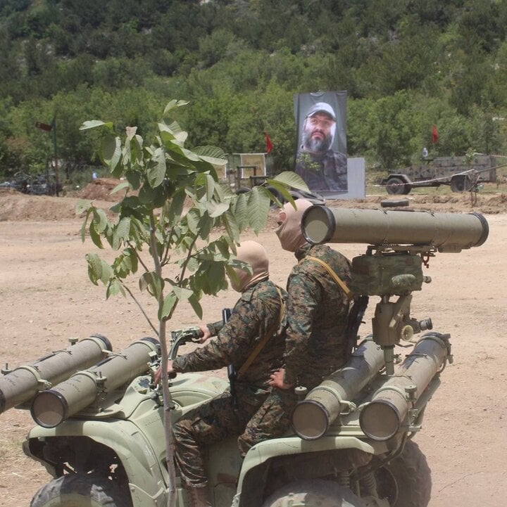 Tên lửa Kornet của Hezbollah.