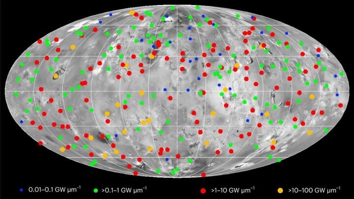 Bản đồ mới cho thấy núi lửa 'làm loạn' trên Mặt trăng bùng nổ nhất Hệ Mặt trời