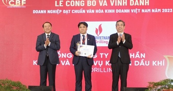 PV Drilling nhận giải "Doanh nghiệp đạt chuẩn văn hóa kinh doanh Việt Nam năm 2023" PV Drilling nhận giải "Doanh nghiệp đạt chuẩn văn hóa kinh doanh Việt Nam năm 2023"