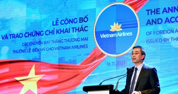 Vietnam Airlines trở thành hãng hàng không Việt đầu tiên được cấp phép bay thẳng thường lệ đến Mỹ