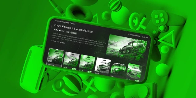 Microsoft đang tích cực phát triển cửa hàng Xbox Mobile Store