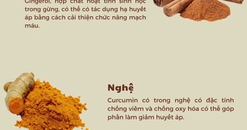 5 loại gia vị dùng hàng ngày giúp giảm huyết áp 5 loại gia vị dùng hàng ngày giúp giảm huyết áp