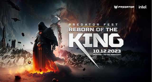 Predator Fest 2023: Reborn of the King - đại tiệc về triển lãm game sắp được tổ chức
