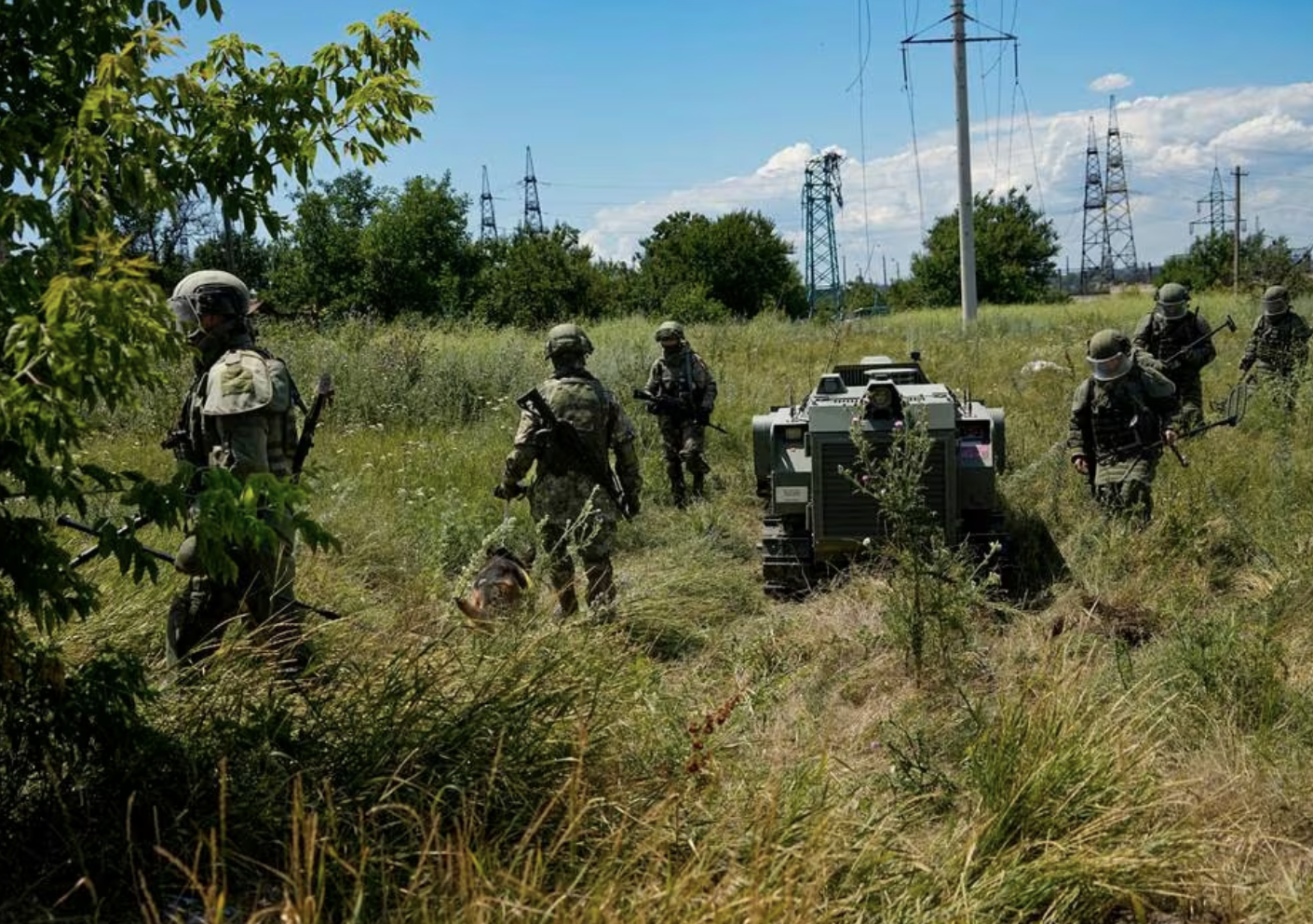 Các robot mặt đất bắt đầu xuất hiện trên chiến trường Ukraine