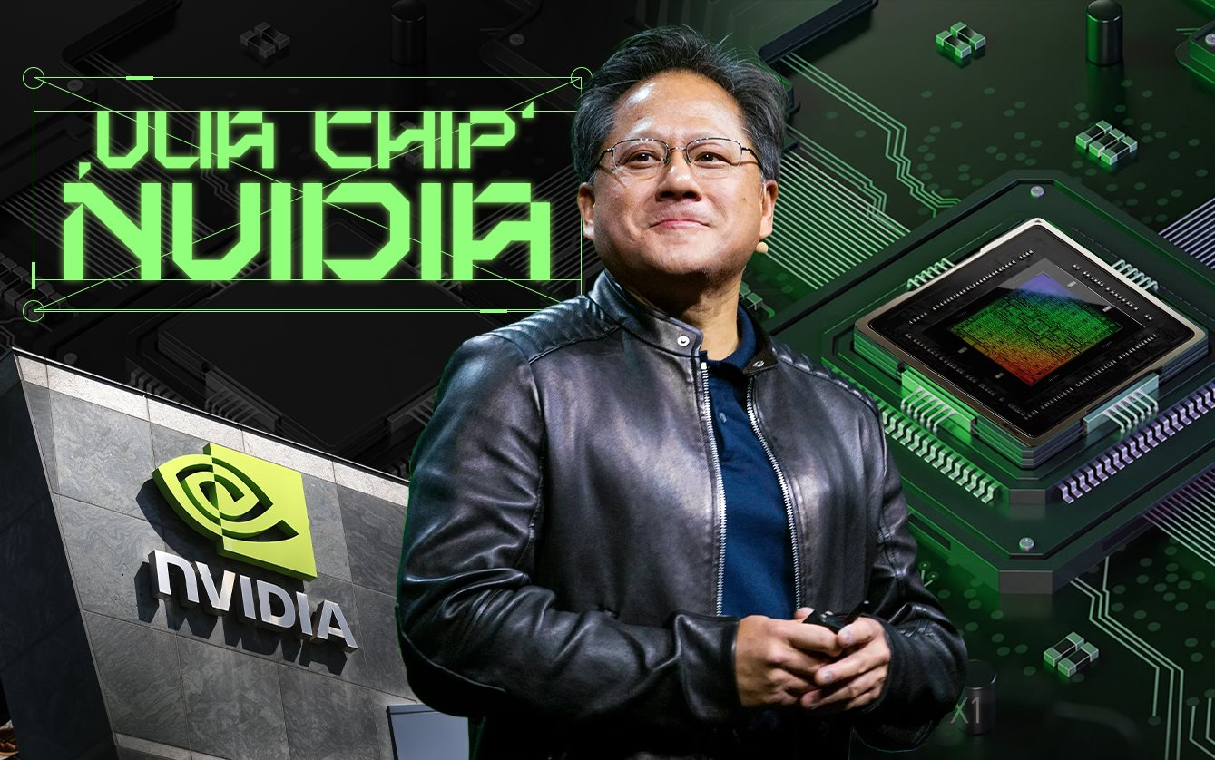 1.000 tỷ USD: Mức vốn hóa giúp ‘vua chip’ Nvidia ngang hàng Apple, Microsoft, nắm trong tay vị thế độc tôn nhờ 2 ‘át chủ bài’