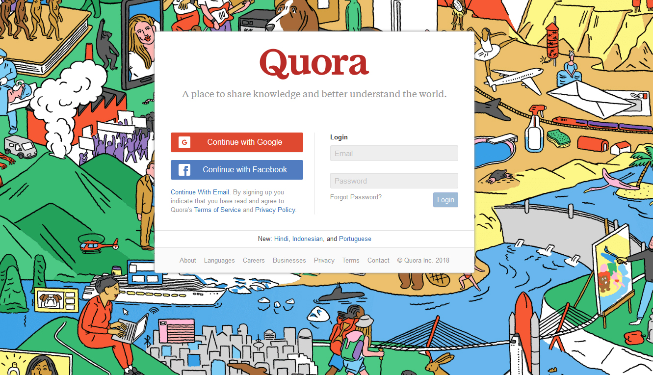 Hơn 100 triệu người sử dụng trang hỏi đáp Quora có thể bị đánh cắp thông tin