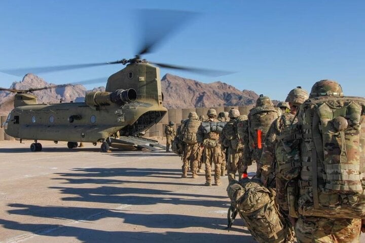 Lính Mỹ rút quân khỏi Afghanistan. (Ảnh: EurAsian Times)