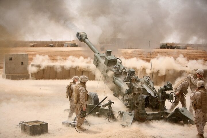 Một khẩu đội pháo M777 của Mỹ. (Ảnh: DVIDS)