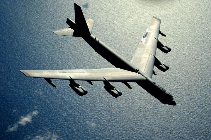 Máy bay ném bom chiến lược tầm xa Boeing B-52H. (Ảnh: Không quân Mỹ)