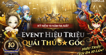 Summoners War khởi động chuỗi siêu sự kiện kỷ niệm 10 năm Summoners War khởi động chuỗi siêu sự kiện kỷ niệm 10 năm