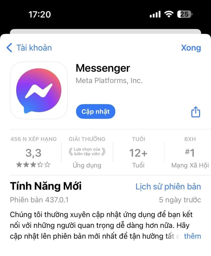 Mẹo chỉnh sửa tin nhắn đã gửi trên Messenger nhanh nhất