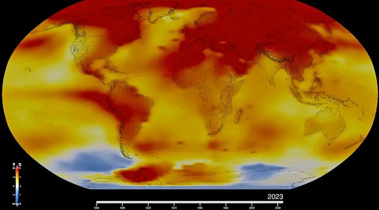 NASA xác nhận 2023 là năm nóng kỷ lục kể từ thế kỷ 19