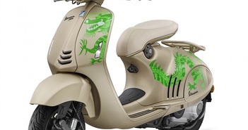 Cận cảnh Vespa 946 Dragon phiên bản mừng Tết Giáp Thìn, giới hạn chỉ 1.888 xe Cận cảnh Vespa 946 Dragon phiên bản mừng Tết Giáp Thìn, giới hạn chỉ 1.888 xe
