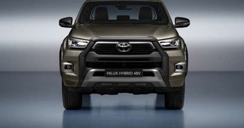 Chi tiết Toyota Hilux 2024 động cơ mild hybrid tiết kiệm xăng