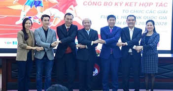 Công bố hợp tác tổ chức giải futsal quốc gia giai đoạn 2024 – 2028