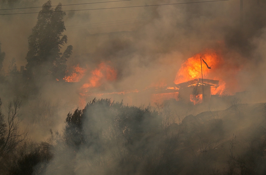 Cháy rừng thảm khốc ở Chile, ít nhất 46 người thiệt mạng