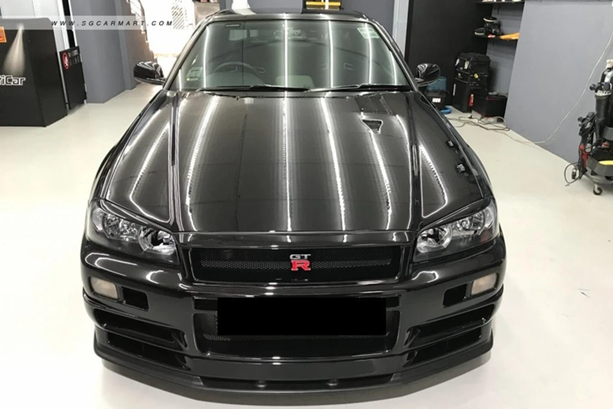 Cận cảnh Nissan Skyline GT-R V-Spec II chạy 23 năm bán hơn 1,7 tỷ đồng - Hình 4 Can canh Nissan Skyline GT-R V-Spec II chay 23 nam ban hon 1,7 ty dong-Hinh-4