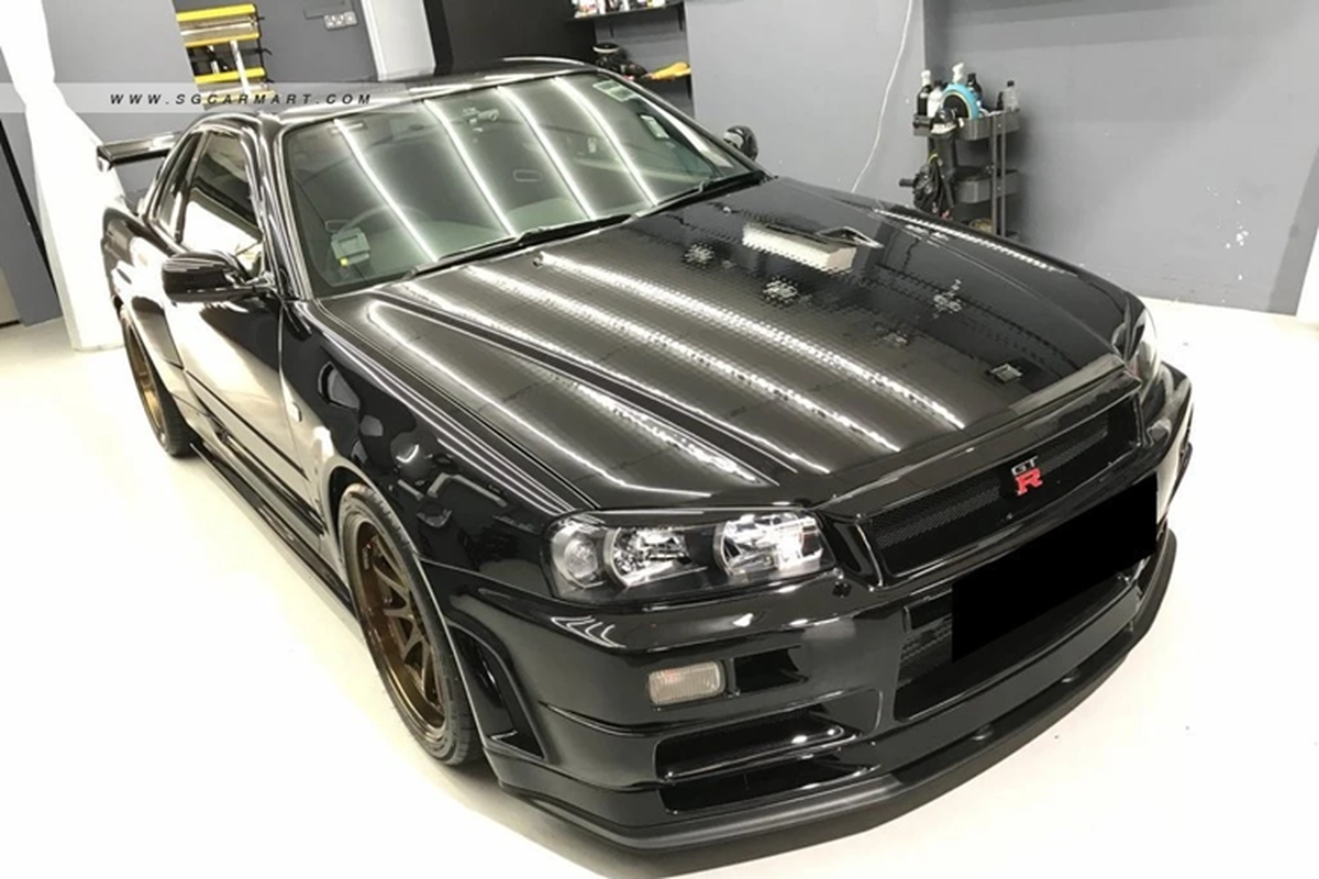 Cận cảnh Nissan Skyline GT-R V-Spec II chạy 23 năm bán hơn 1,7 tỷ đồng - Hình 5 Can canh Nissan Skyline GT-R V-Spec II chay 23 nam ban hon 1,7 ty dong-Hinh-5