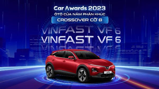 Vượt qua hàng loạt đối thủ xe xăng phân khúc B-SUV, VF 6 chiến thắng thuyết phục tại Car Awards 2023 - Ảnh 3.