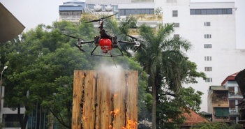 UAV-Z113-50: giải pháp chữa cháy bay Made in Vietnam