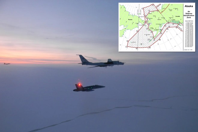Mỹ phát hiện máy bay quân sự Nga trong Vùng nhận dạng phòng không Alaska