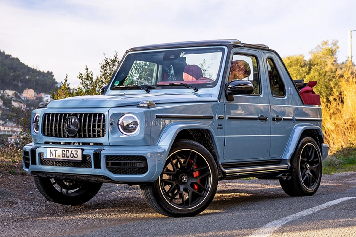 Chi tiết SUV Mercedes-AMG G63 Cabriolet mui trần giá hơn 30 tỷ đồng Chi tiet SUV Mercedes-AMG G63 Cabriolet mui tran gia hon 30 ty dong