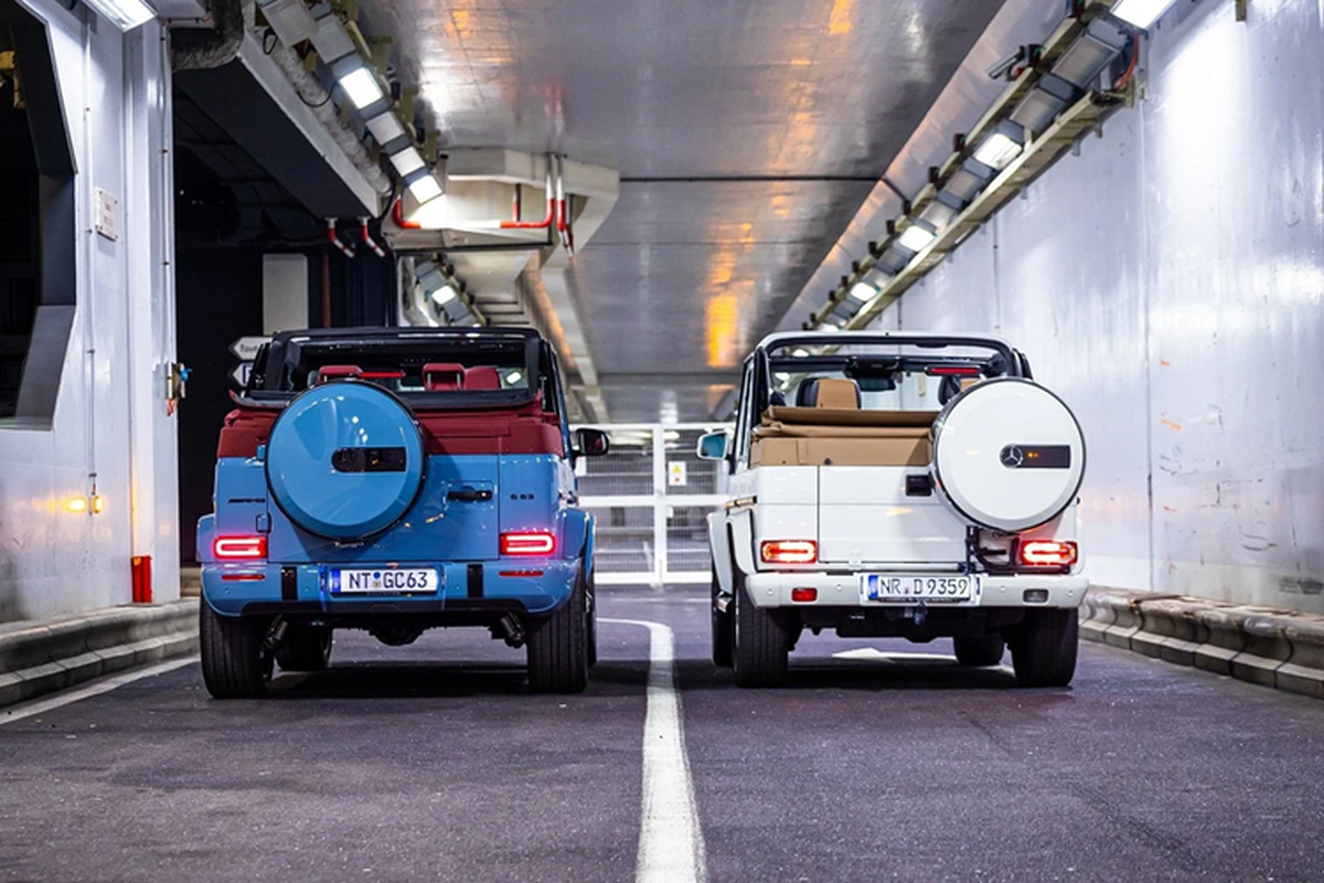 Chi tiết SUV Mercedes-AMG G63 Cabriolet mui trần giá hơn 30 tỷ đồng - Hình 4 Chi tiet SUV Mercedes-AMG G63 Cabriolet mui tran gia hon 30 ty dong-Hinh-4