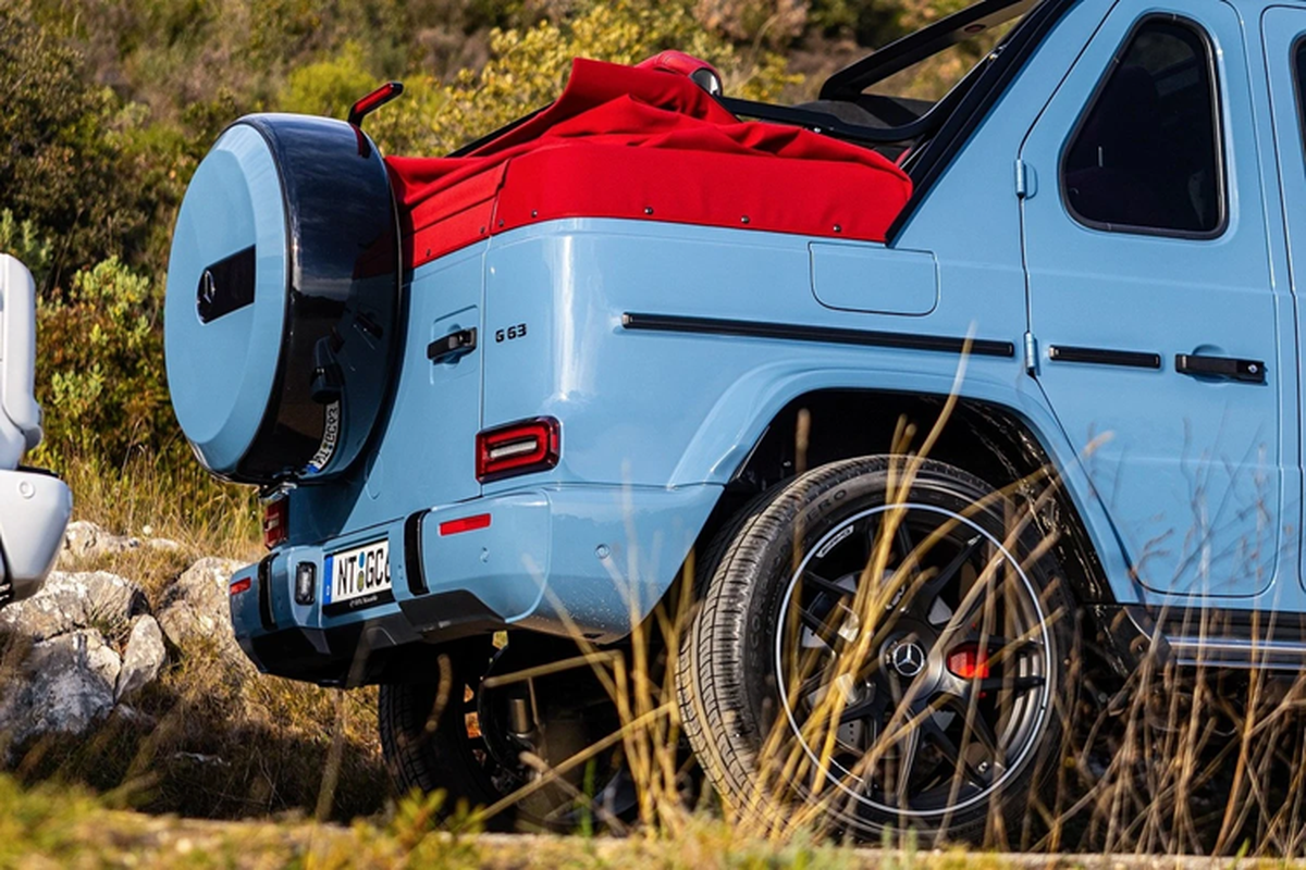 Chi tiết SUV Mercedes-AMG G63 Cabriolet mui trần giá hơn 30 tỷ đồng - Hình 8 Chi tiet SUV Mercedes-AMG G63 Cabriolet mui tran gia hon 30 ty dong-Hinh-8