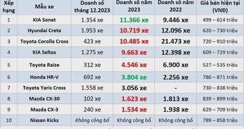 SUV đô thị: Xe Hàn Quốc 'làm chủ cuộc chơi' chỉ với 3 mẫu xe góp mặt SUV đô thị: Xe Hàn Quốc 'làm chủ cuộc chơi' chỉ với 3 mẫu xe góp mặt