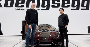 Koenigsegg Regera gần 200 tỷ độc nhất Việt Nam lăn bánh ở Thụy Điển