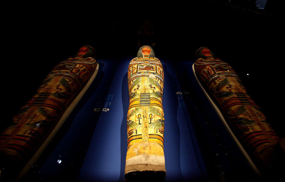Lần đầu tiên: Phát hiện 3 xác ướp Ai Cập nằm trong nhau