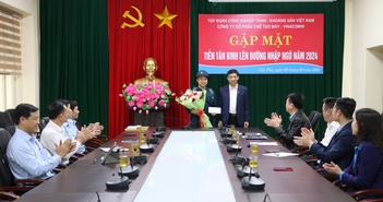 Tuổi trẻ TKV nô nức nhập ngũ bảo vệ Tổ quốc Tuổi trẻ TKV nô nức nhập ngũ bảo vệ Tổ quốc