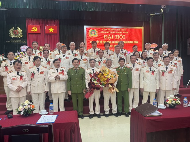 Ban chấp hành Hội cựu Công an nhân dân quận Thanh Xuân ra mắt Đại hội