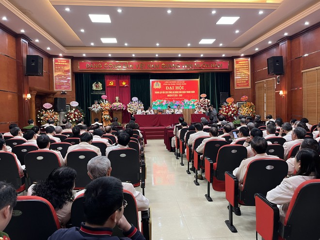 Toàn cảnh Đại hội thành lập Hội cựu Công an nhân dân quận Thanh Xuân
