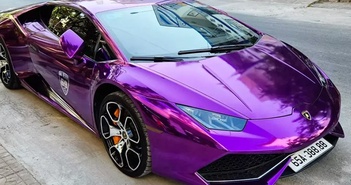 Đại gia xe “2 thì” Cần Thơ đổi màu Lamborghini Huracan biển tứ quý 8