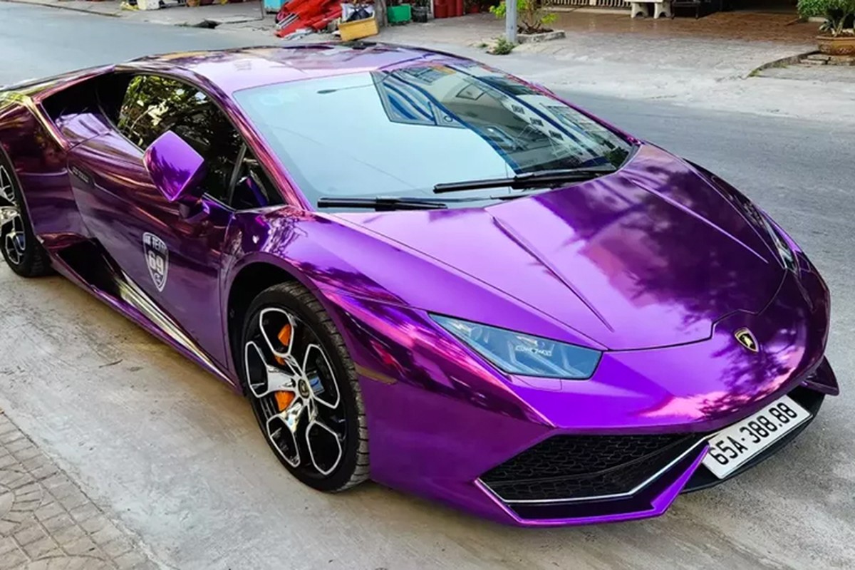 Dai gia xe “2 thi” Can Tho doi mau Lamborghini Huracan bien tu quy 8