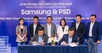 Samsung hợp tác PSD mang đến giải pháp hiển thị toàn diện cho doanh nghiệp