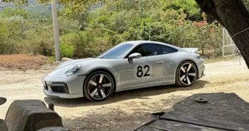 Cường Đô la “cưỡi” Porsche 911 Sport Classic gần 20 tỷ đi thăm rẫy