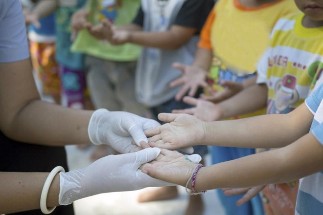 Số mắc tay chân miệng ở Hà Nội tăng gấp 1,8 lần cùng kỳ 2023
