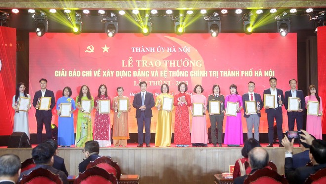 An ninh Thủ đô đoạt Giải C Giải Báo chí về xây dựng Đảng và hệ thống chính trị thành phố Hà Nội