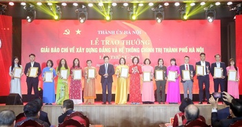 An ninh Thủ đô đoạt Giải C Giải Báo chí về xây dựng Đảng và hệ thống chính trị thành phố Hà Nội