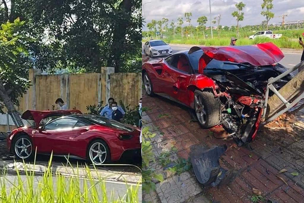 Ferrari 488 GTB nat dau o Ha Noi da phuc hoi 