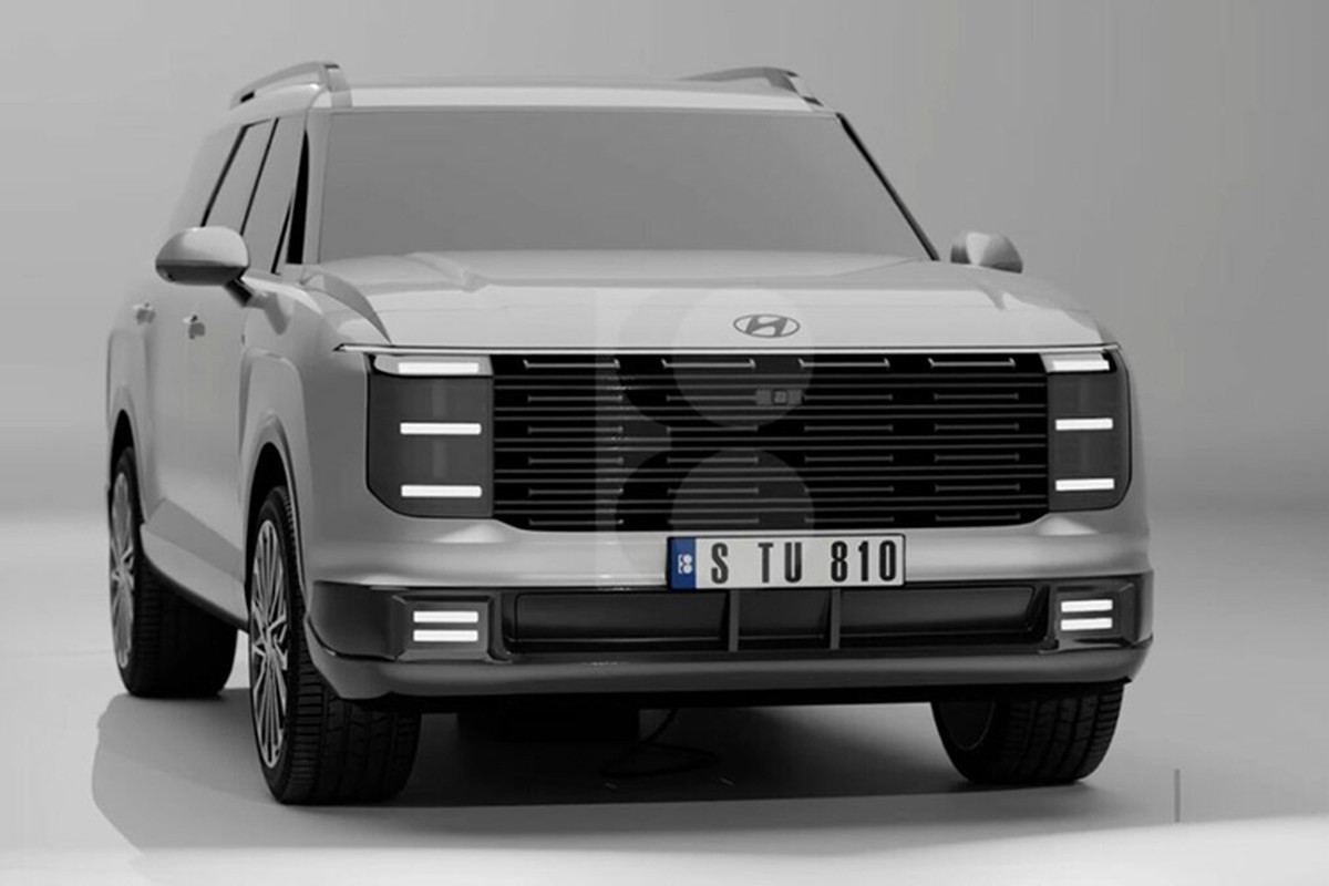 Hyundai Palisade 2025 lộ diện, vuông vức và "sang chảnh" hơn SantaFe 2024 - Hình 10 Hyundai Palisade 2025 lo dien, vuong vuc va