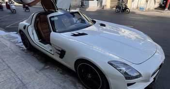 Ngắm Mercedes-Benz SLS AMG của “vua cafe” Đặng Lê Nguyên Vũ