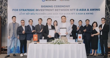 NTT e-Asia và AWING hợp tác phát triển công nghệ tại Việt Nam NTT e-Asia và AWING hợp tác phát triển công nghệ tại Việt Nam