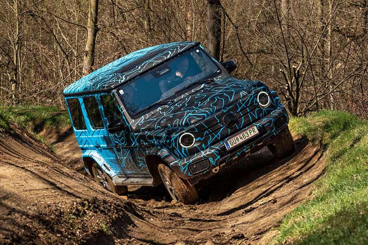 EQG sẽ là SUV điện off-road hạng sang "đỉnh" nhất của Mercedes-Benz - Hình 7 EQG se la SUV dien off-road hang sang
